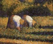Georges Seurat The Countrywoman in the work oil painting artist